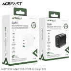 Củ sạc ACEFAST PD65W GaN (2*USB-C+USB-A) (US) - A43
