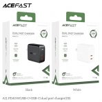 Củ sạc ACEFAST PD3.0 40W 2 cổng USB-C (US) - A11