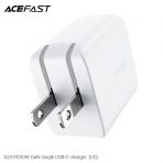 Củ sạc ACEFAST GaN PD3.0 30W 1 cổng USB-C (US) - A23