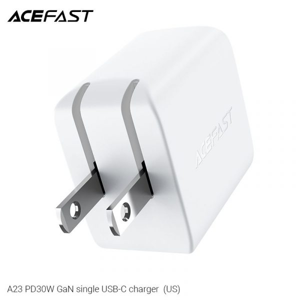 Củ sạc ACEFAST GaN PD3.0 30W 1 cổng USB-C (US) - A23