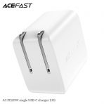 Củ sạc ACEFAST PD3.0 20W 1 cổng USB-C (US) - A3