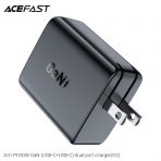Củ sạc ACEFAST 2 cổng PD50W GaN (USB-C+USB-C) (US) - A31