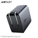 Củ sạc ACEFAST PD3.0 20W 1 cổng USB-C (US) - A3