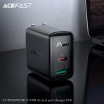 Củ sạc ACEFAST PD3.0 32W 2 cổng USB-C+USB-A (US) - A7