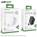Củ sạc ACEFAST 2 cổng QC18W (USB-A+USB-A) (US) - A35