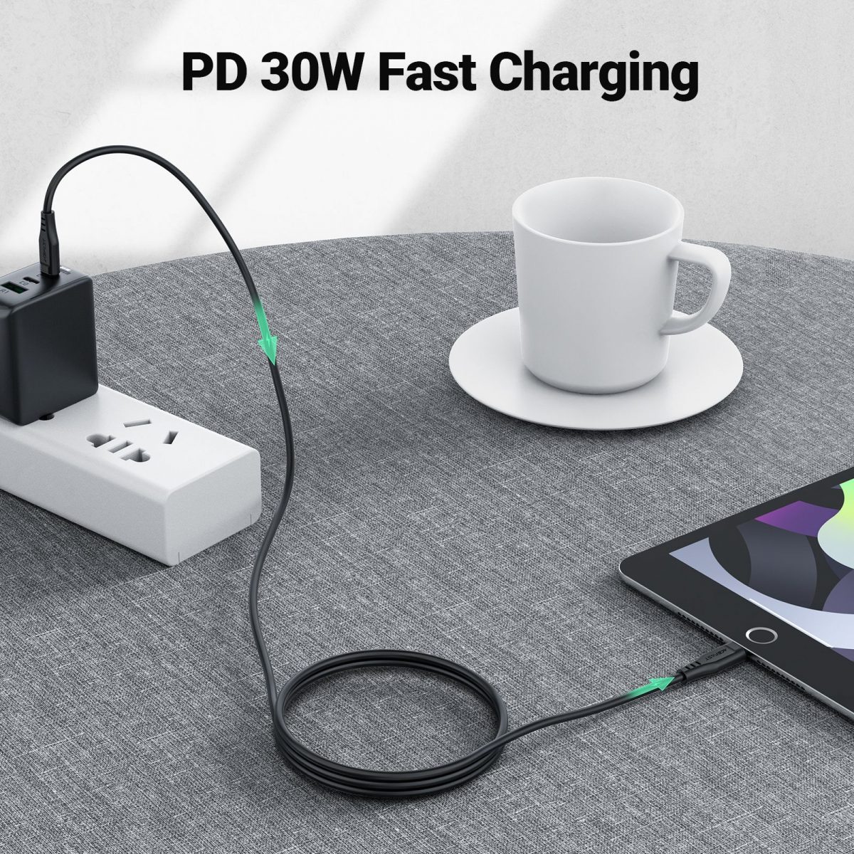 Cáp ACEFAST Type C to Lightning (1.2m) - C3-01