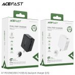 Củ sạc ACEFAST PD3.0 32W 2 cổng USB-C+USB-A (US) - A7