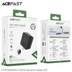 Củ sạc ACEFAST PD3.0 32W 2 cổng USB-C+USB-A (US) - A7
