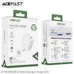 Củ sạc ACEFAST PD3.0 32W 2 cổng USB-C+USB-A (US) - A7
