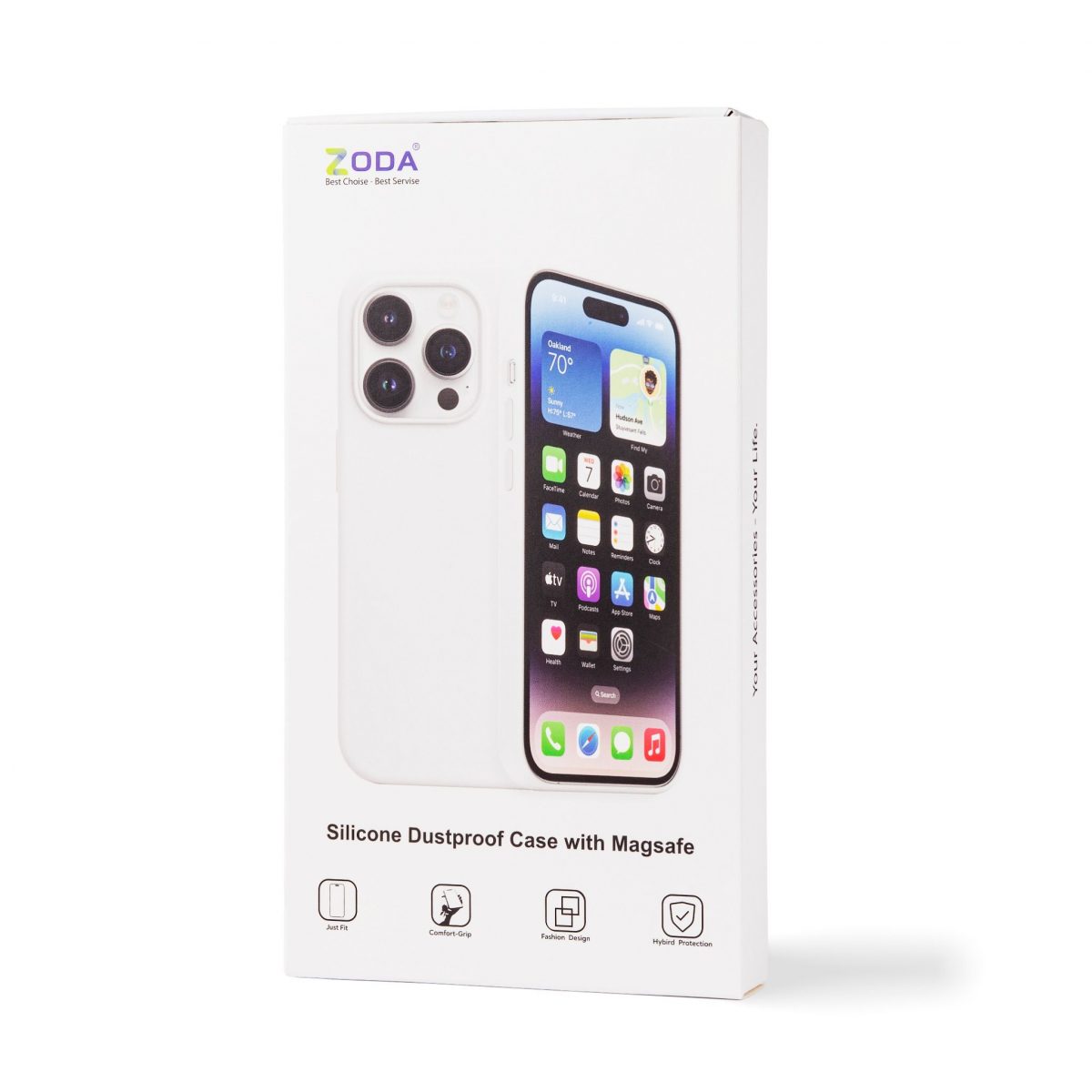 ỐP LƯNG IPHONE 15 PLUS ZODA SILICONE MAGSAFE